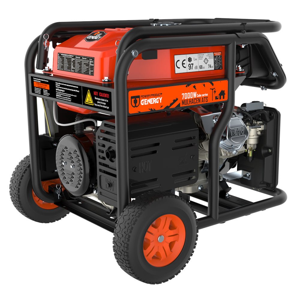 Genergy Mulhacen - ATS 7000 W – Groupe électrogène essence (démarrage automatique ATS) - MK SELLER EU