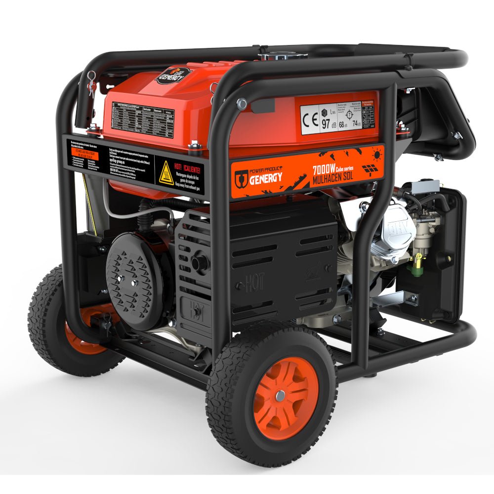 Genergy Mulhacen - SOL 7000 W – Groupe électrogène essence (hybride solaire) - MK SELLER EU