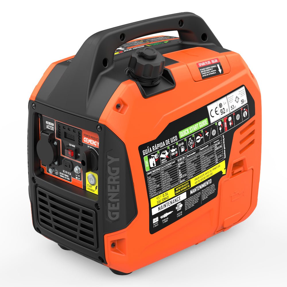 Genergy Palma 1700 W – Groupe électrogène Inverter (démarrage manuel) - MK SELLER EU