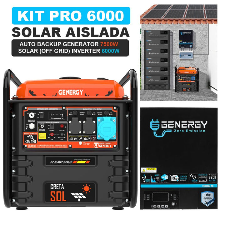 Genergy Pro 6000 – Kit solaire hybride - MK SELLER EU