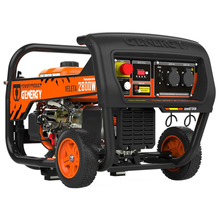 Genergy Veleta 2800 W – Groupe électrogène essence (démarrage électrique) - MK SELLER EU