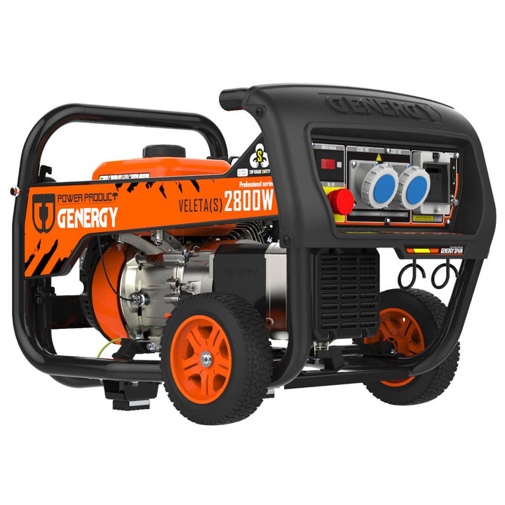 Genergy Veleta - S 2800 W – Groupe électrogène essence (démarrage manuel) - MK SELLER EU